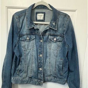 MUDD Distressed Denim Jacket